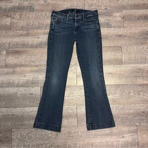 7 For All Mankind Dark Blue Women's Boot Cut Jeans